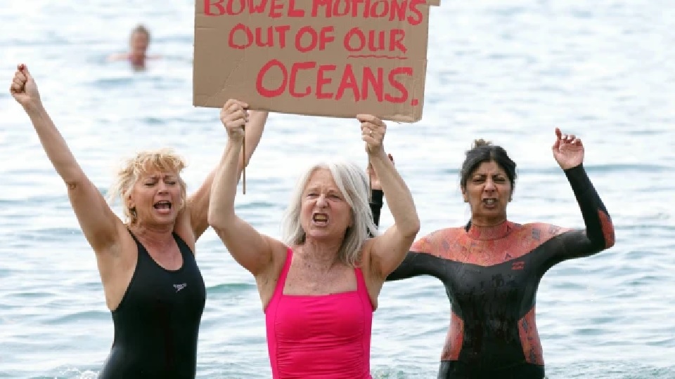 Surfers and Swimmers Protest Water Pollution Across United Kingdom