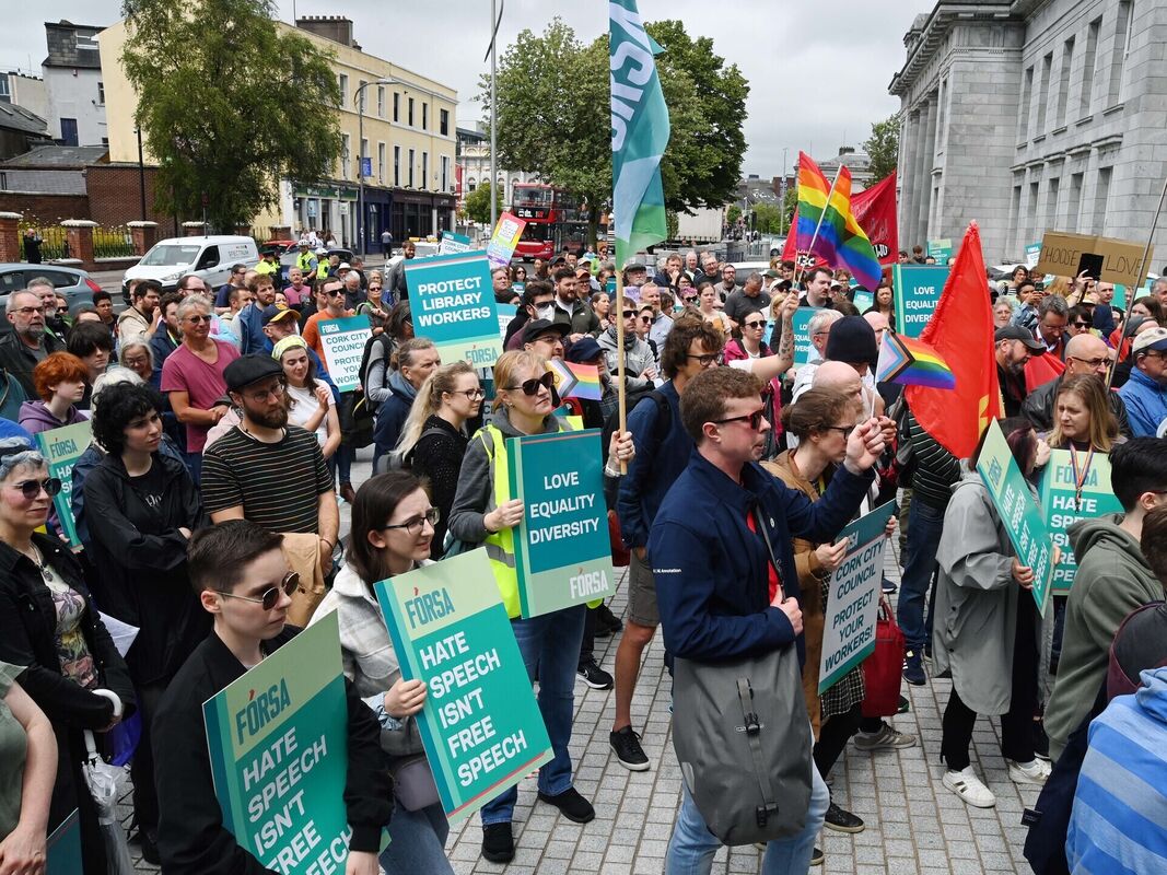 Cork council shuts city library during demonstrations